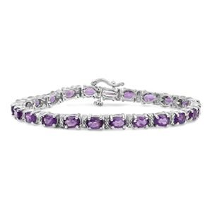 Sterling Silver Plated Tennis Bracelets for Women