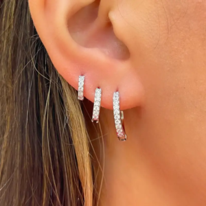 3 Pairs Hoop Earrings for Women
